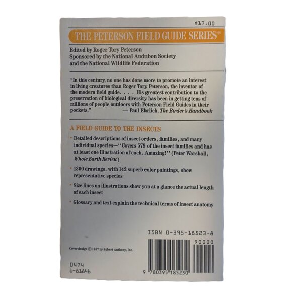 1970 A Peterson Field Guide To Insects: America North of Mexico Book 1970 - Picture 3 of 7